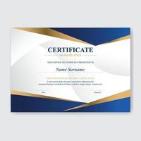 Creative Certificate of Appreciation Award Template vector