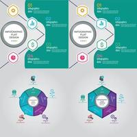 Business data visualization. Process chart. Abstract elements of graph, diagram with steps, options, parts or processes. Vector business template for presentation. Creative concept for infographic.