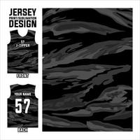 impresión de jersey de diseño de patrón abstracto, jersey de sublimación para deportes de equipo de fútbol, baloncesto, voleibol, béisbol, etc. vector