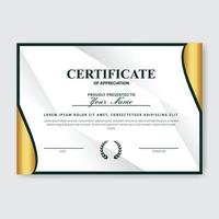 Creative Certificate of Appreciation Award Template vector