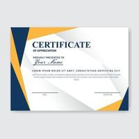 Creative Certificate of Appreciation Award Template vector