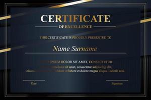 Creative Certificate of Appreciation Award Template vector