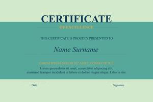 Creative Certificate of Appreciation Award Template vector