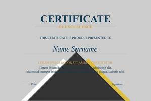 Creative Certificate of Appreciation Award Template vector