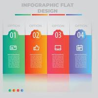 Business data visualization. Process chart. Abstract elements of graph, diagram with steps, options, parts or processes. Vector business template for presentation. Creative concept for infographic.