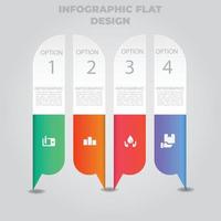 Business data visualization. Process chart. Abstract elements of graph, diagram with steps, options, parts or processes. Vector business template for presentation. Creative concept for infographic.