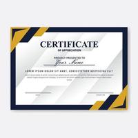 Creative Certificate of Appreciation Award Template vector