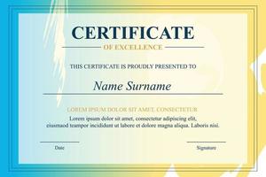 Creative Certificate of Appreciation Award Template vector