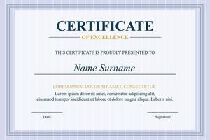 Creative Certificate of Appreciation Award Template vector