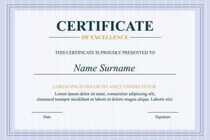 Creative Certificate of Appreciation Award Template vector