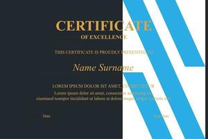 Creative Certificate of Appreciation Award Template vector