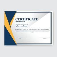 Creative Certificate of Appreciation Award Template vector