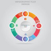 Business data visualization. Process chart. Abstract elements of graph, diagram with steps, options, parts or processes. Vector business template for presentation. Creative concept for infographic.