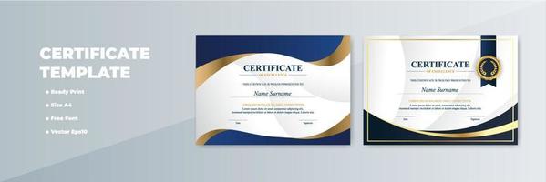 Creative Certificate of Appreciation Award Template vector