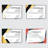 Creative Certificate of Appreciation Award Template vector