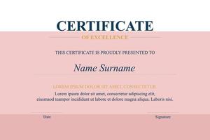 Creative Certificate of Appreciation Award Template vector