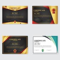 Creative Certificate of Appreciation Award Template vector