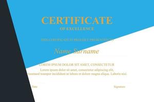 Creative Certificate of Appreciation Award Template vector