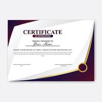 Creative Certificate of Appreciation Award Template vector