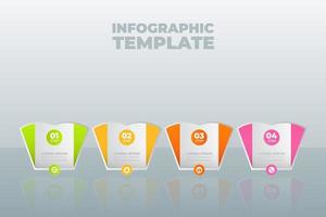 Vector infographic design template with options or steps