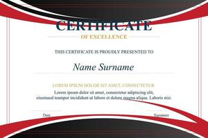 Creative Certificate of Appreciation Award Template vector