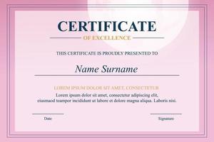 Creative Certificate of Appreciation Award Template vector