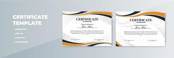 Creative Certificate of Appreciation Award Template vector