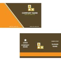 Creative black dark business card Template modern and Clean design vector