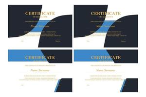 Creative Certificate of Appreciation Award Template vector