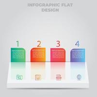 Business data visualization. Process chart. Abstract elements of graph, diagram with steps, options, parts or processes. Vector business template for presentation. Creative concept for infographic.