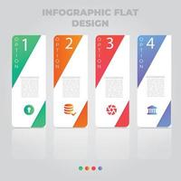 visualización de datos comerciales. diagrama del proceso. elementos abstractos de gráfico, diagrama con pasos, opciones, partes o procesos. plantilla de negocio vectorial para presentación. concepto creativo para infografía. vector