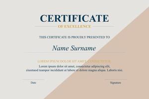 Creative Certificate of Appreciation Award Template vector