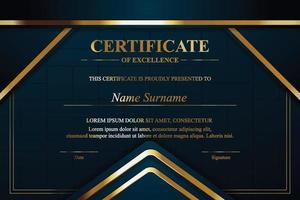 Creative Certificate of Appreciation Award Template vector