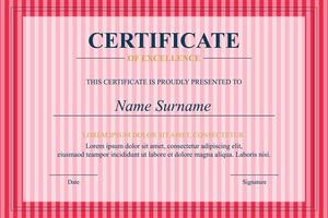 Creative Certificate of Appreciation Award Template vector