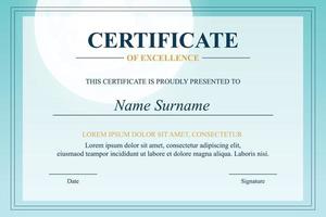 Creative Certificate of Appreciation Award Template vector