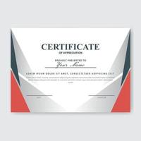 Creative Certificate of Appreciation Award Template vector