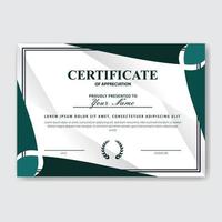 Creative Certificate of Appreciation Award Template vector