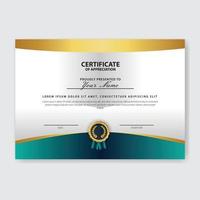 Creative Certificate of Appreciation Award Template vector