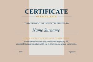 Creative Certificate of Appreciation Award Template vector