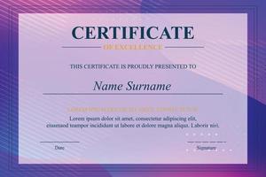 Creative Certificate of Appreciation Award Template vector