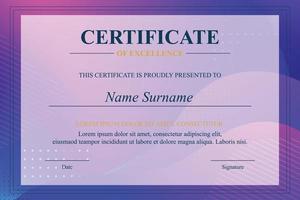 Creative Certificate of Appreciation Award Template vector