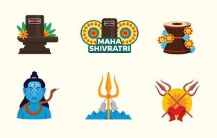 Maha Shivratri Sticker vector