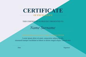 Creative Certificate of Appreciation Award Template vector