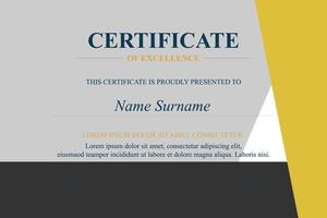 Creative Certificate of Appreciation Award Template vector