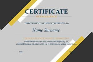 Creative Certificate of Appreciation Award Template vector