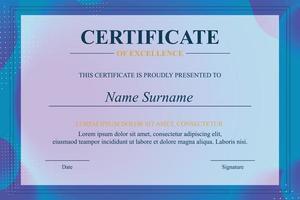 Creative Certificate of Appreciation Award Template vector