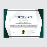 Creative Certificate of Appreciation Award Template vector