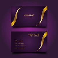 Print business card template vector