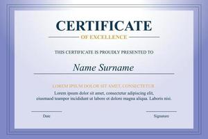 Creative Certificate of Appreciation Award Template vector