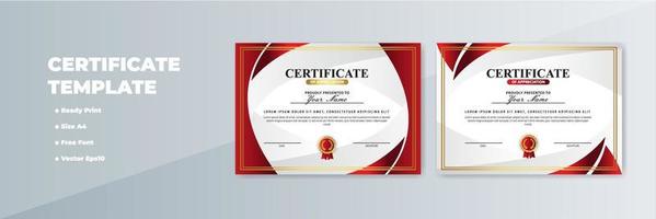 Creative Certificate of Appreciation Award Template vector